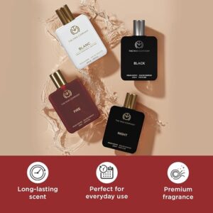 The Man Company Premium Perfume Gift Set for Men 4 X 50ml with a Travel Bag - A Gentleman's Choice | Luxury Long-Lasting Fragrance For Men | For Party, Outing, Office & Date